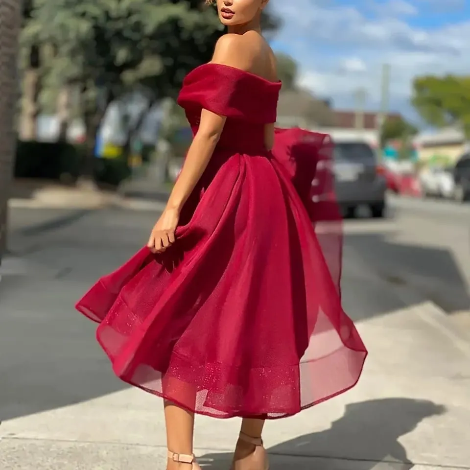 Women Sexy Dress Fashion Sexy Sleeve Dresses Slim Fit Irregular Splicing Solid Color Dress Wedding Guest Dresses For Women S4499011