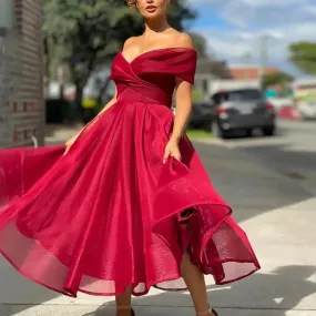 Women Sexy Dress Fashion Sexy Sleeve Dresses Slim Fit Irregular Splicing Solid Color Dress Wedding Guest Dresses For Women S4499011