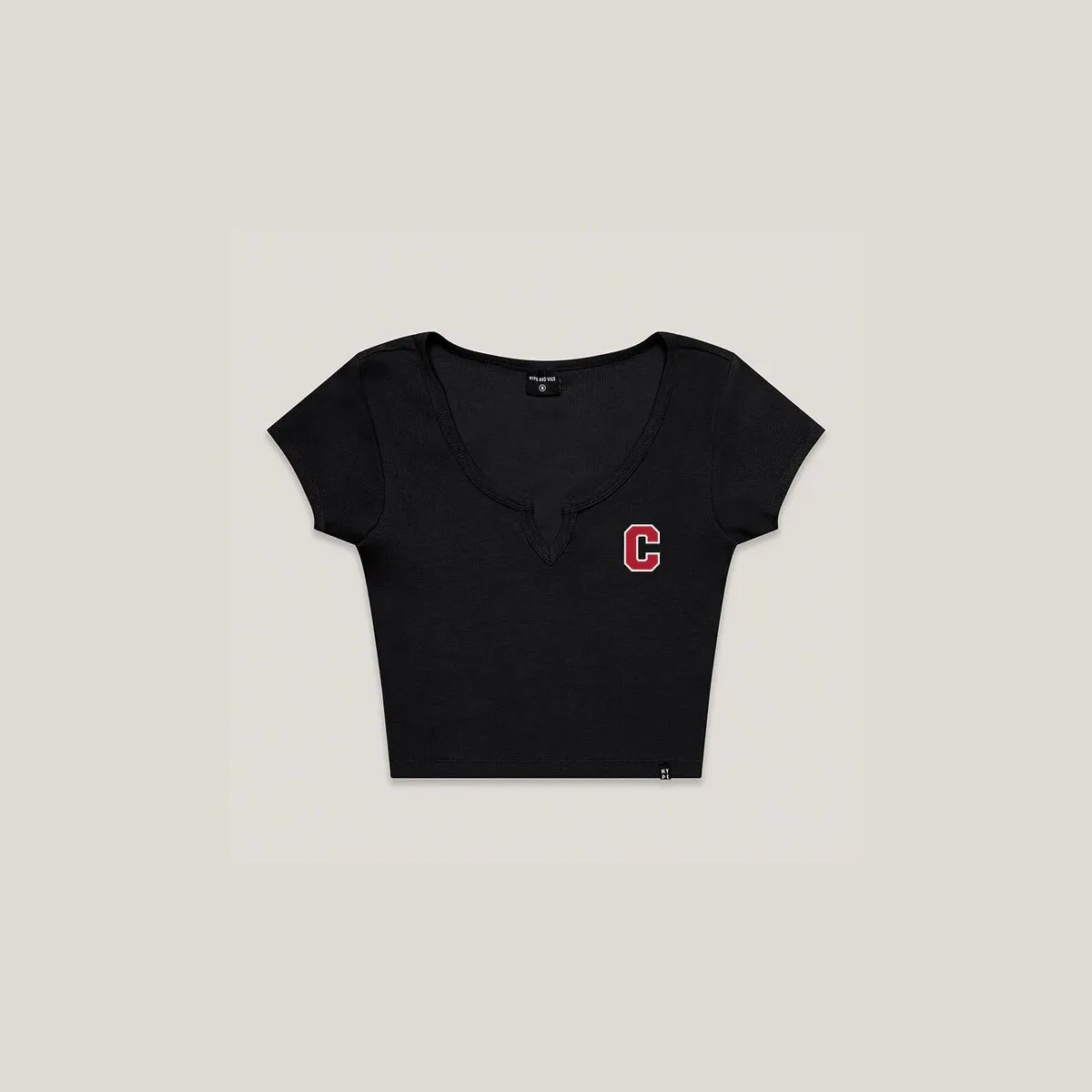 Women's Block C V-Notch Crop