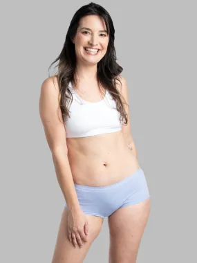 Women's Boyshort Panty, Assorted 6 Pack