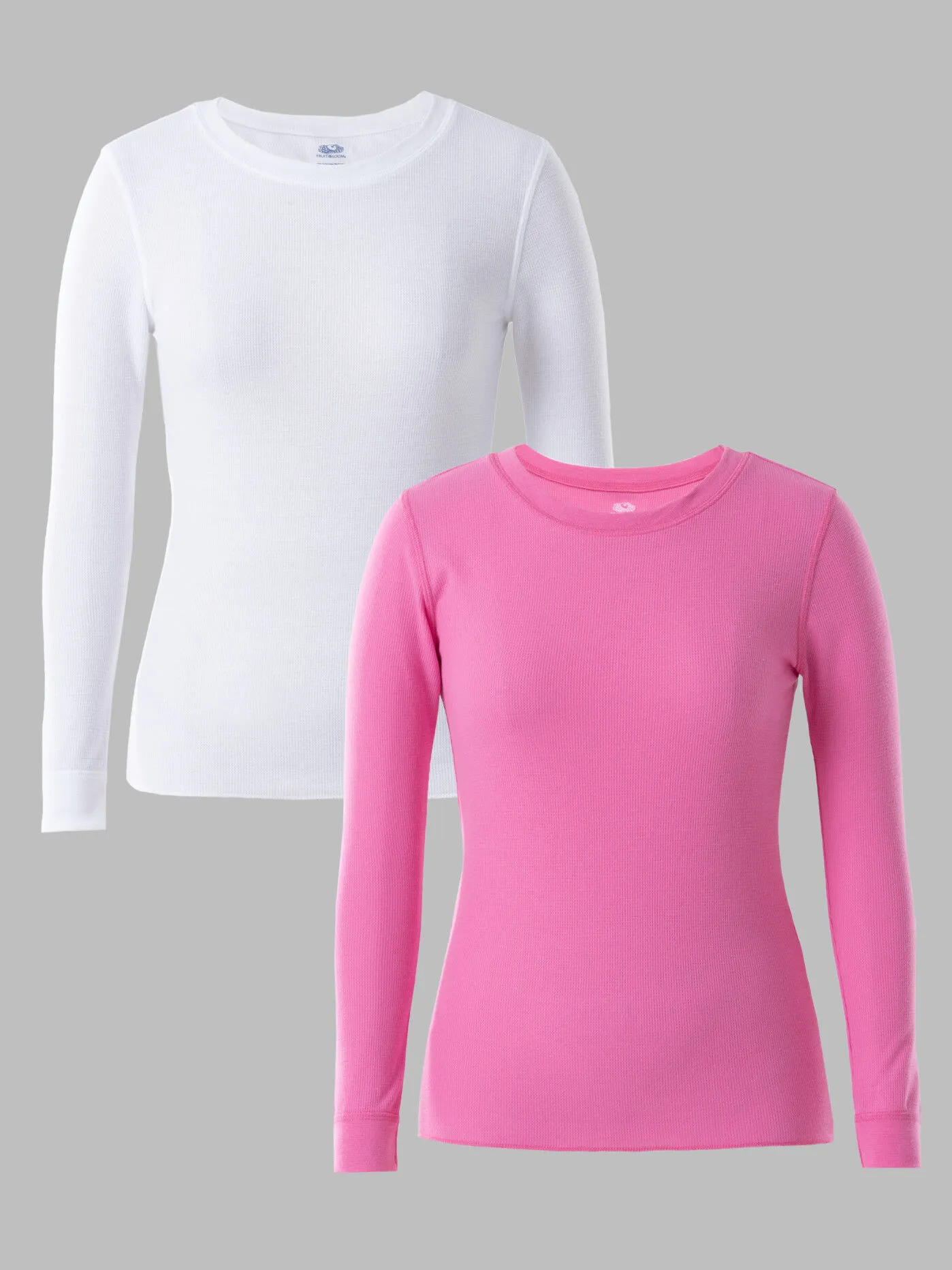 Women's Crew Neck Thermal Top, 2 Pack