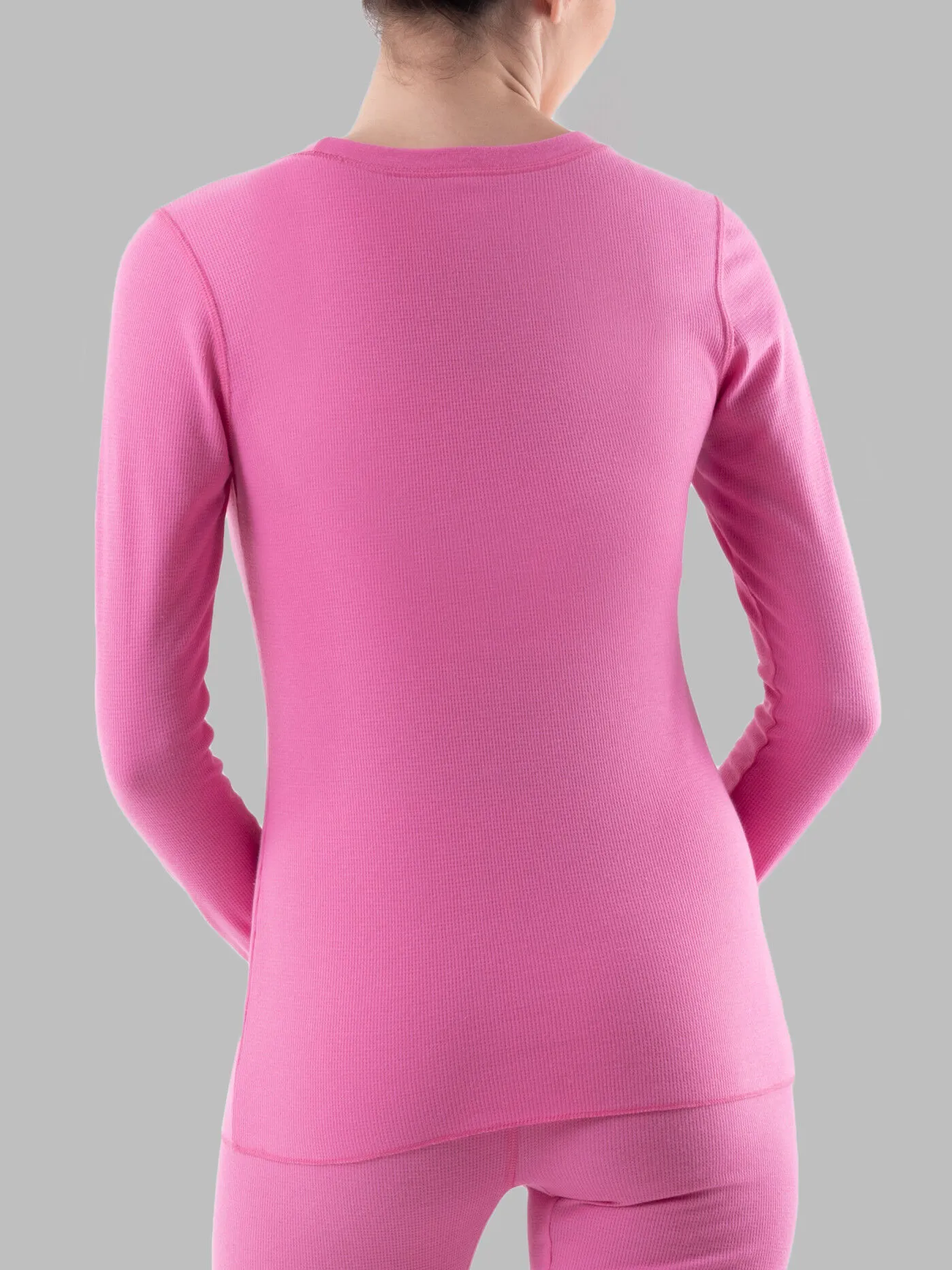 Women's Crew Neck Thermal Top, 2 Pack