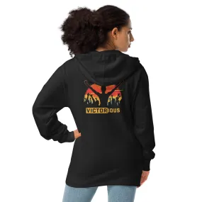 Zip-Up Victorious Hoodie for Women