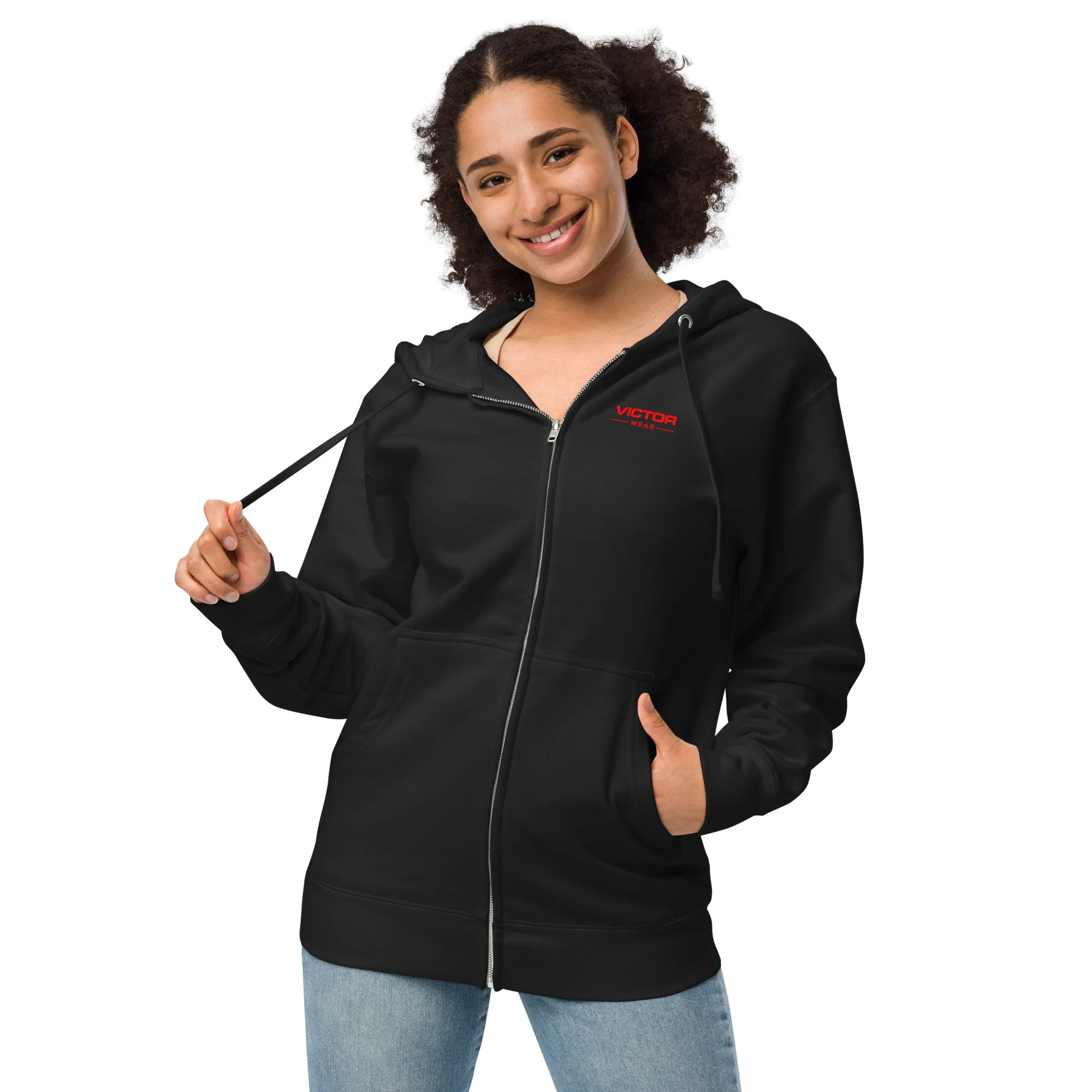 Zip-Up Victorious Hoodie for Women